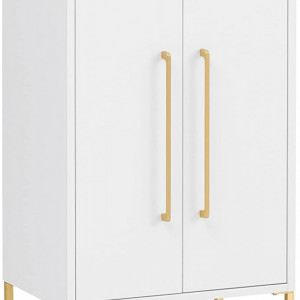 IASMIN6 - Masca de chiuveta si chiuveta, alba cu manere aurii - Mobilier Baie IASMIN
