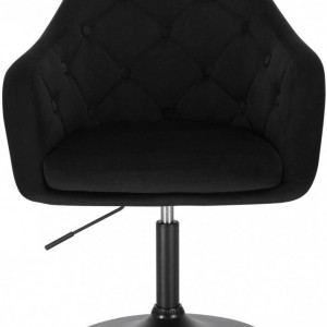 SCN205 - Scaun tapitat Nergru catifelat pentru masa toaleta, birou, bar, lounge, inaltime reglabila
