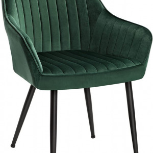 SCV2 - Set 6x Scaune, fotolii tapitate pentru living, bucatarie, masuta toaleta - Verde