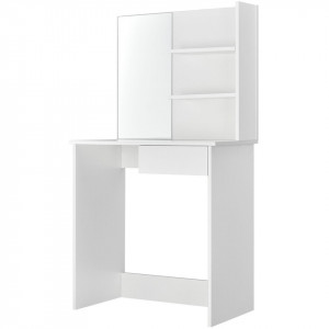 SEA263 - Set Masa alba toaleta 75 cm cosmetica machiaj oglinda masuta vanity