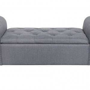 BAG207 - Divan, Canapea, fotoliu, sofa, bancheta, bancuta, banca living, dormitor, hol, lada depozitare - Gri