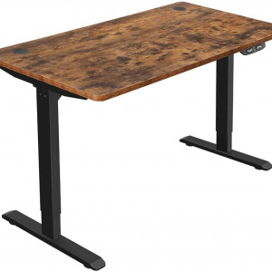 BII3 - Masa de Birou 140x70x73-114 cm, inaltime reglabila, office industrial - Maro