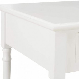 MAA32 - Masa, masuta de cafea 100 cm, cu 2 sertare, pentru living - Alb