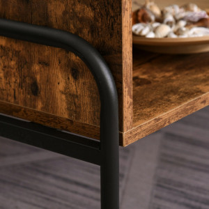 MAI3 - Masuta de cafea, 123 cm Masa living industrial - Maro