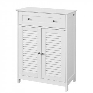 TULIP1 - Dulap alb, comoda inalta - Mobilier Baie Tulip