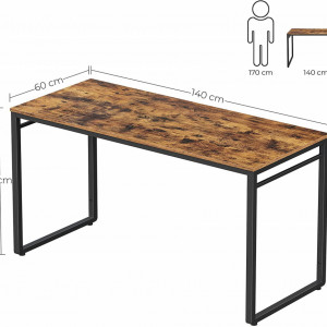 BII17 - Masa de Birou 140x60x75 cm, office industrial - Maro