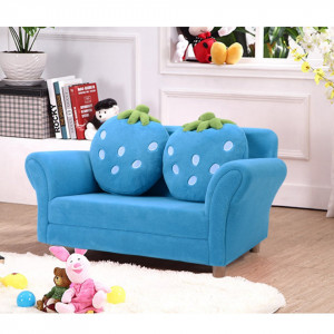 CAAL201 - Mini canapea, divan Copii - Albastru sau Roz