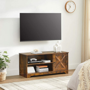 COTVI4 - Comoda TV 110x40x50 cm, living, dormitor, stil industrial - Maro