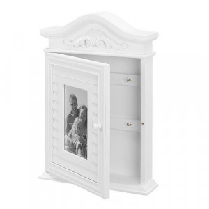 DAC1 - Dulapior chei hol - Lemn cu ornamente - Shabby Chic