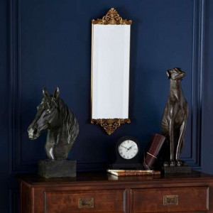 OGAU102 - Oglinda perete ornamentala dormitor sau living - Aurie