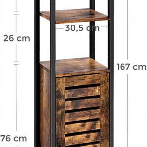 RAI3 - Rafturi birou industriale 37 cm - Maro