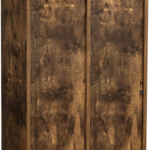RAI43 - Rafturi, etajera 50x24x106 cm, pentru birou, living, hol, dormitor, bucatarie, camera copii, stil industrial - Maro