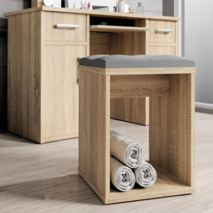 SCA502 - Scaun drept masuta toaleta machiaj cosmetica - Alb/Maro