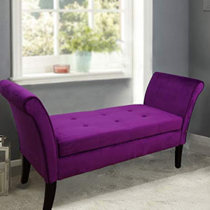 BAN111 - Bancuta, Canapea, fotoliu, sofa, bancheta, banca living, dormitor, hol, lada depozitare - Mov sau Mink