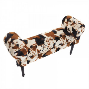 BAN224 - Divan, Canapea, fotoliu, sofa, bancheta, bancuta, banca living, dormitor, hol: Crem-Negru-Maro