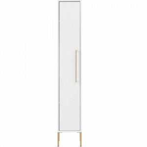 IASMIN4 - Dulapior inalt alb, 30 x 25 x 154 cm, dulap cu o usa - Mobilier Baie IASMIN