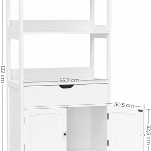 LOTUS11 - Dulap inalt alb, 60 cm - Mobilier Baie Lotus
