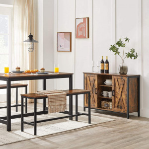 MAI8 - Masa, masuta living, bucatarie, 120x75 cm - Maro, stil Industrial