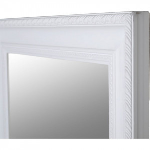 OGA602 - Oglinda 54x 64 cm, pentru perete, ornamentala dormitor, living - Alba