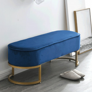 BAAL601 - Bancuta, 100 cm, bancheta, banca living, dormitor, hol - Albastru