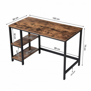 BII202 - Masa de Birou 120 cm, office industrial - Maro