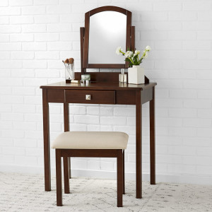 SEM9 - Set Masa maro toaleta, 70 cm, cosmetica machiaj oglinda, masuta makeup