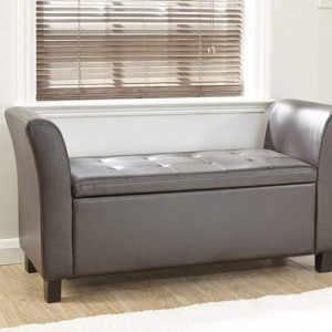 BAN113 - Divan imitatie de piele, 120 cm, Canapea, fotoliu, sofa, bancheta, bancuta cu lada, banca living, dormitor, hol