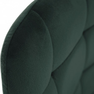 SCN603 - Scaun tapitat Verde catifelat pentru bar, lounge, inaltime reglabila