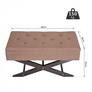 BAM107 -Bancuta, Canapea, fotoliu, sofa, bancheta, banca living, dormitor, hol, lada, ladita depozitare - Maro