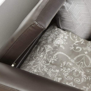 BAN113 - Divan imitatie de piele, 120 cm, Canapea, fotoliu, sofa, bancheta, bancuta cu lada, banca living, dormitor, hol
