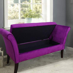 BAN111 - Bancuta, Canapea, fotoliu, sofa, bancheta, banca living, dormitor, hol, lada depozitare - Mov sau Mink