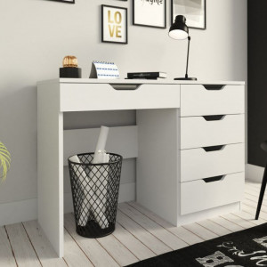 BIA507 - Masa de Birou 110 cm, office - Alb