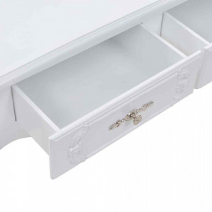MAA33 - Masa, masuta de cafea 100 cm, cu 2 sertare, pentru living - Alb