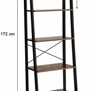 RAI2 - Rafturi birou 56x34x172 cm, stil industrial - Maro