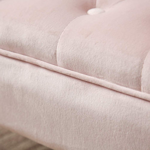 BAN240 - Bancuta 116 cm, divan, Canapea, fotoliu, sofa, bancheta, banca living, dormitor, hol, lada depozitare - Roz