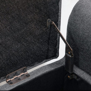 BAN242 - Bancuta 116 cm, divan, Canapea, fotoliu, sofa, bancheta, banca living, dormitor, hol, lada depozitare - Gri