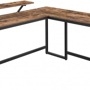 BII16 - Masa de Birou pe colt 140x130x91.5 cm, office industrial - Maro