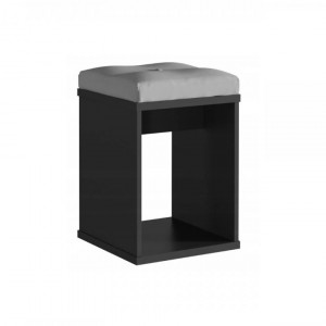 SCA502 - Scaun drept masuta toaleta machiaj cosmetica - Alb/Maro