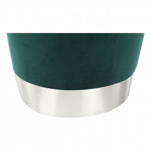 SCAG603 - Scaun tapitat, masa toaleta, taburet machiaj - Argintiu-Verde