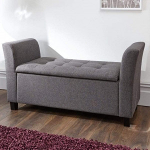 BAG105 - Divan, Canapea, fotoliu, sofa, bancheta, bancuta cu lada, banca living, dormitor, hol - Gri