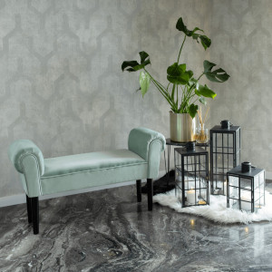 BAN605 - Bancuta 100 cm, bancheta, banca living, dormitor, hol - Verde mentol