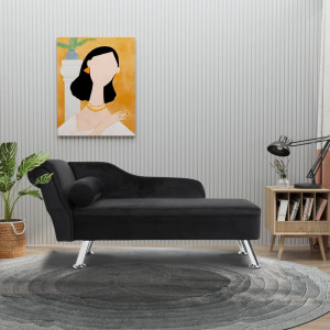 DIVN201 - Divan, Canapea, sofa, bancheta living - Neagra