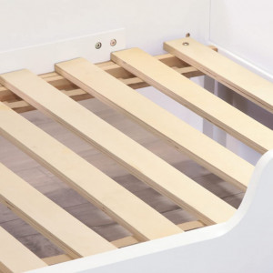PAAC209 - Pat extensibil pe lungime 80x130-200 cm pentru fetite sau baieti, cu somiera