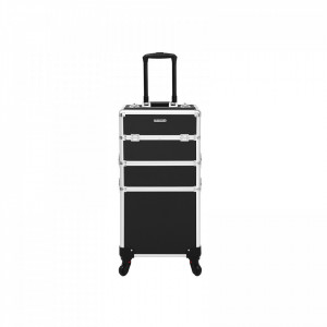 STN103 - Statie Makeup portabila, 35 cm, troler, organizator, portfard, geanta, valiza