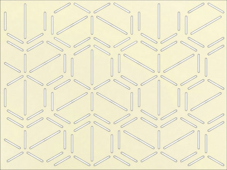 Panou perforat din HDF - LACATTO - BEHIVE Beige