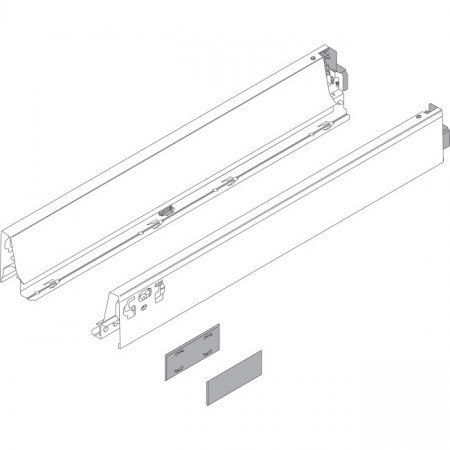 Laterala M sertar Tandembox Antaro set gri 378M Blum