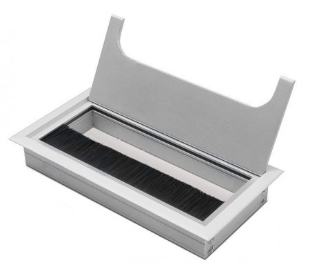 Trecere cablu dreptunghiulara 80x160mm gri