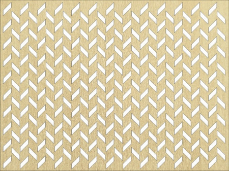 Panou perforat din HDF LACCATO ERBE MAPLE