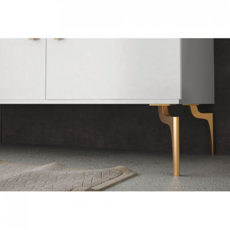 Picior mobila Zarif H200mm auriu mat