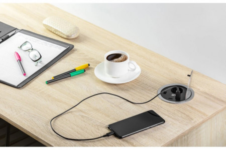 Priza incastrabila blat 2xUSB 1 Schuko